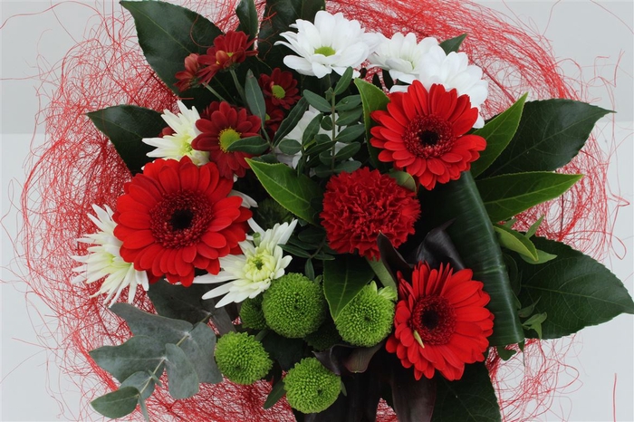 Boeket Sisal Rood