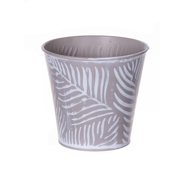 <h4>Pot Leaves d10xh9.3 taupe grey</h4>