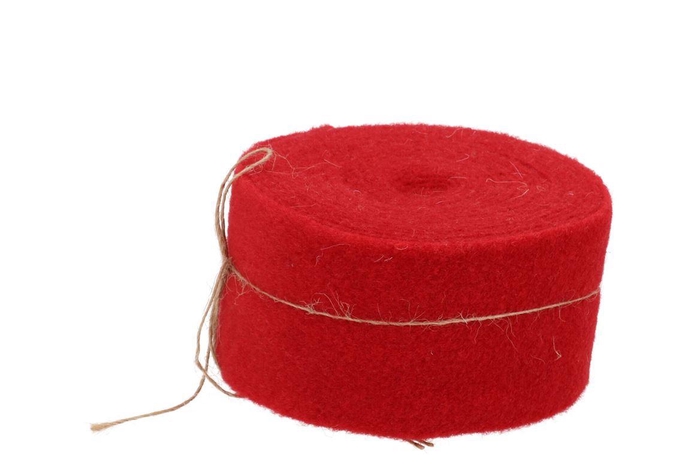 <h4>Ribbon Felt 5m X70mm Red</h4>