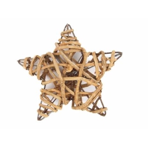 DECO Star willow bark 15 cm natural - 1 pcs