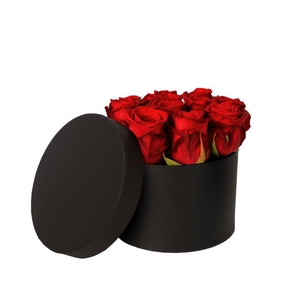 Hat box carton 14xH10cm matt black