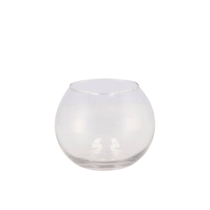 Glass Vase Shpere D13xh10cm