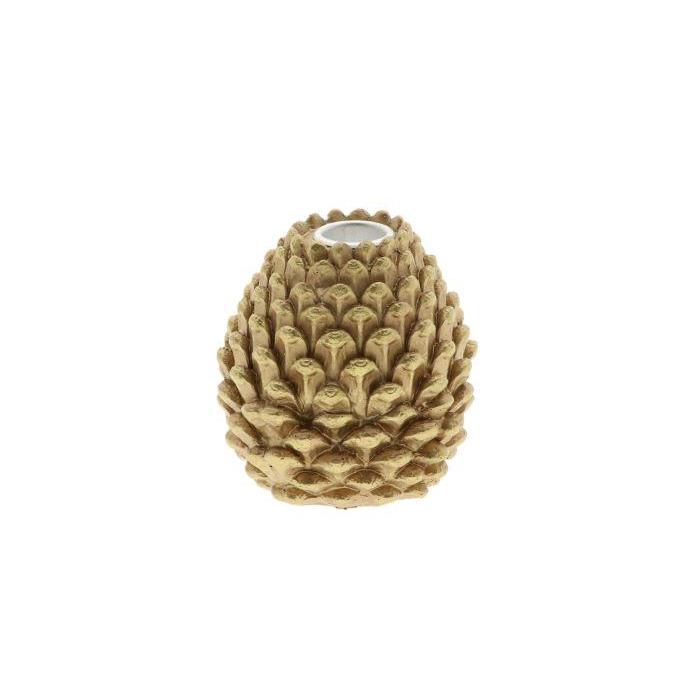 <h4>Candleholder Pinecone H10D9.5</h4>