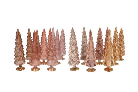 <h4>Twinkle Warm Sand Mix Glass Tree Shiny Ass 9x25cm</h4>