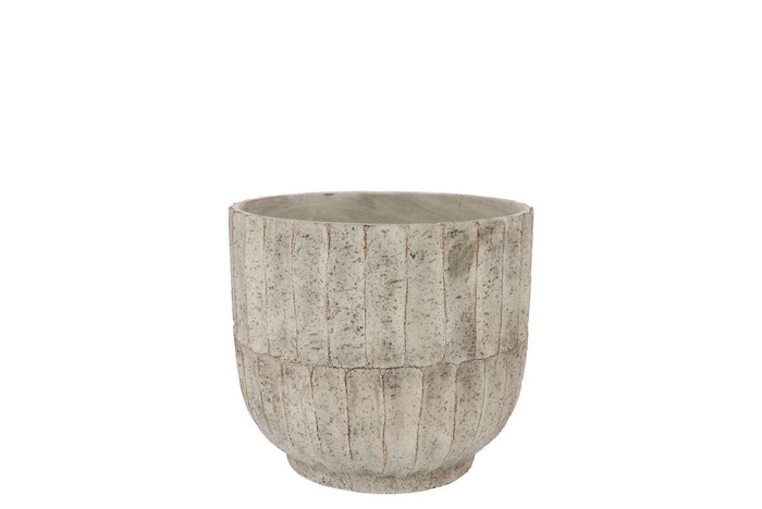 Nola Grey Pot 14x14x13cm