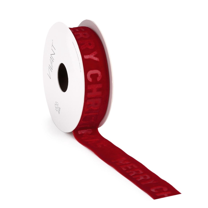 <h4>Christmas Ribbon Velvet Christmas 25mm 5m</h4>