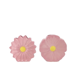 Bloom Old Pink Vase Daisy Ass 30x9x30cm