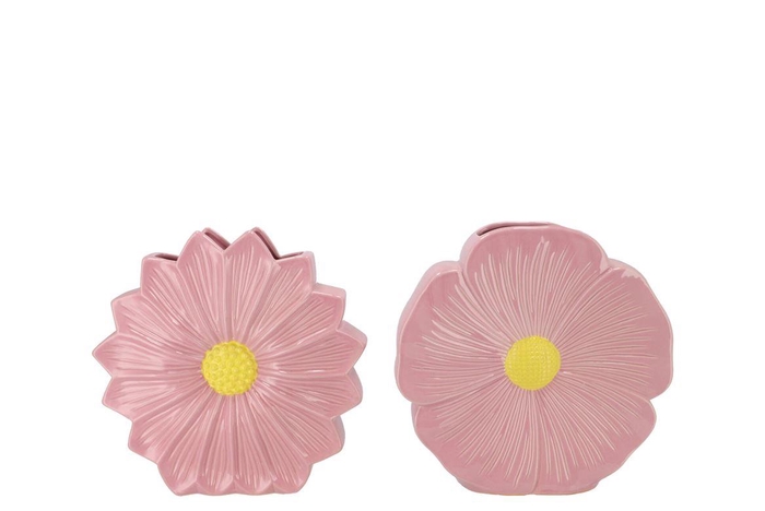 <h4>Bloom Old Pink Vase Daisy Ass 30x9x30cm</h4>