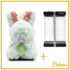 <h4>Pasen Foam paashaas 40cm+standaard</h4>