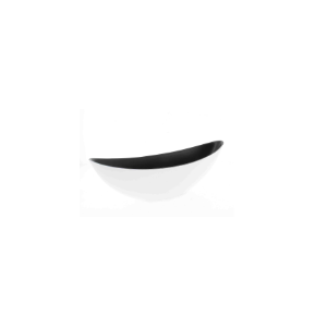 DOUBLE BARQUE PLASTIQUE BLANC D39*12*H13 CM