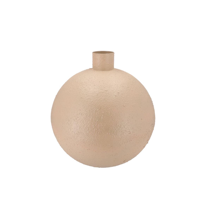 <h4>Fiore Sand Vase Bol Textured Iron 36x36x40cm Nm</h4>