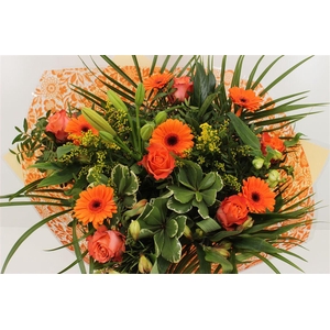 Boeket Roos Groot Oranje