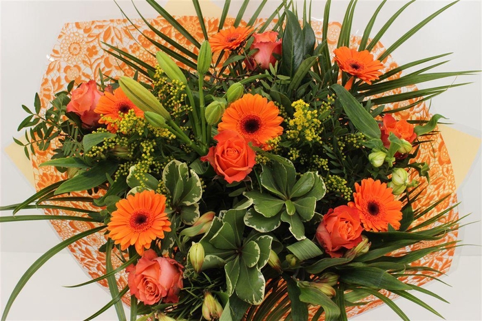 <h4>Boeket Roos Groot Oranje</h4>