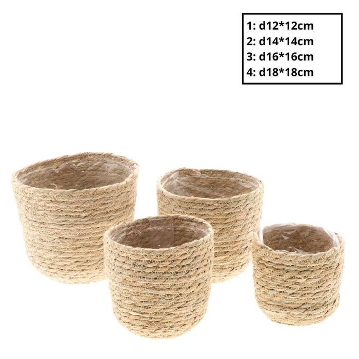 Manden sets Nora pot S/4 d18*18cm