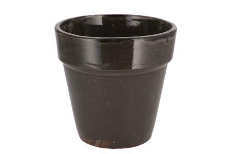 <h4>Ebbi Moss Black Pot Glaze 20x20cm Nm</h4>