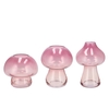 Nova Sweets Pink Vase Mushroom Narrow Tricolor 13x13x20cm