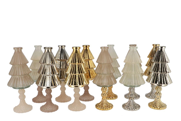Jazz Cozy Sand Vase X-mas Tree Ass 11x28cm Nm