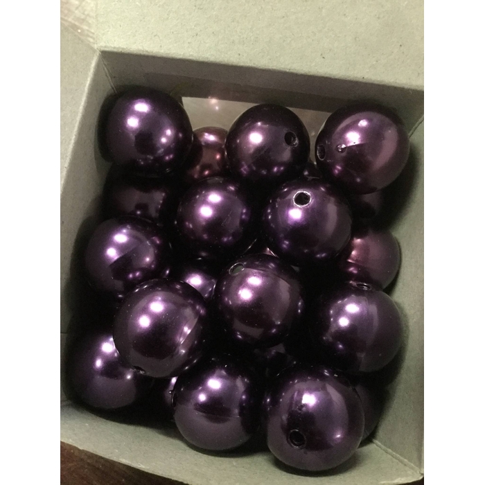 <h4>PARELS OASIS 20MM 36pcs AUBERGINE</h4>