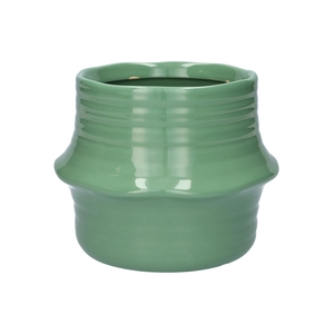 DF03-666831447 - Pot Valino d13.5/17.3xh13.4 green