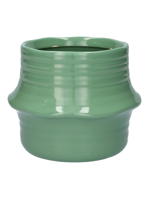 <h4>DF03-666831447 - Pot Valino d13.5/17.3xh13.4 green</h4>