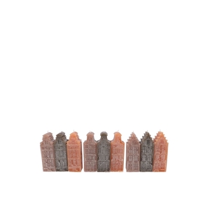 Amsterdam House Woods Brown Mix Candle 4x4x12cm