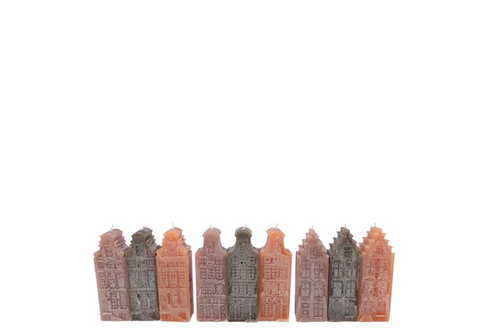 <h4>Amsterdam House Woods Brown Mix Candle 4x4x12cm</h4>