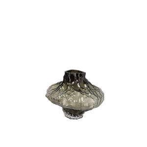 Filou Grey Vase Structure 25x20cm