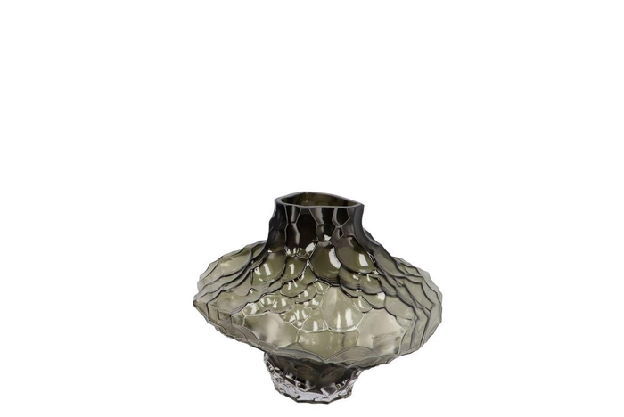 Filou Grey Vase Structure 25x20cm