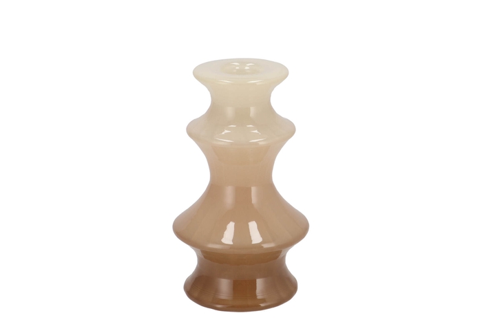 Mae Cozy Sand Candle Holder Bulb Tricolor 9x9x15cm