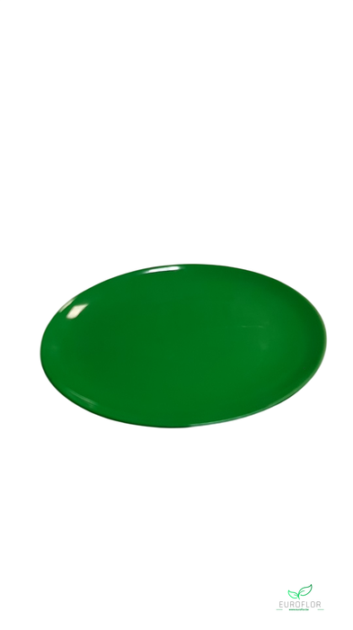 MELAMINE PLATE CHARROUX   28*28 H2 S-GREEN 130203