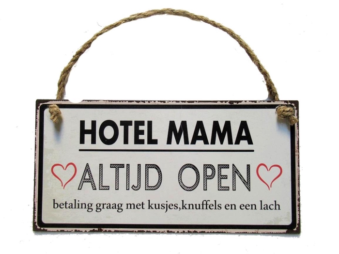 Wall Hanger Metal Hotel Mama