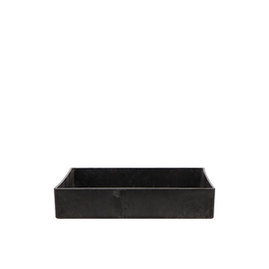 Melamine Grey Bowl Square 20x20x4cm