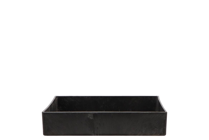 <h4>Melamine Grey Bowl Square 20x20x4cm</h4>