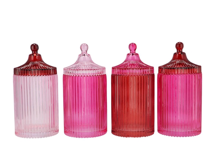 <h4>Bicolore Dutch Pink Mix Jars Ass 11x22cm</h4>