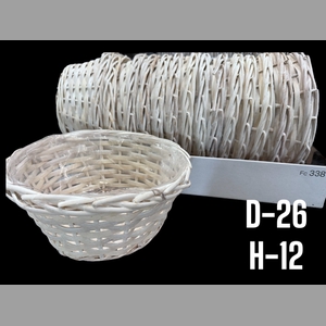 MAND ROND WIT D26XH12