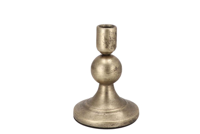 Kaya Gold Candle Holder 11x15cm