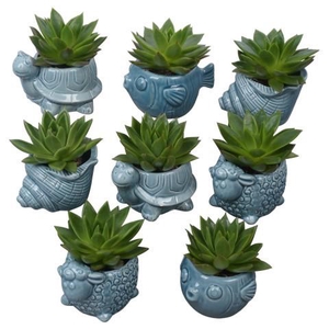 PTSUT8941 Arrangement zomer in dieren pot