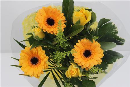 <h4>Boeket Lisa Geel</h4>