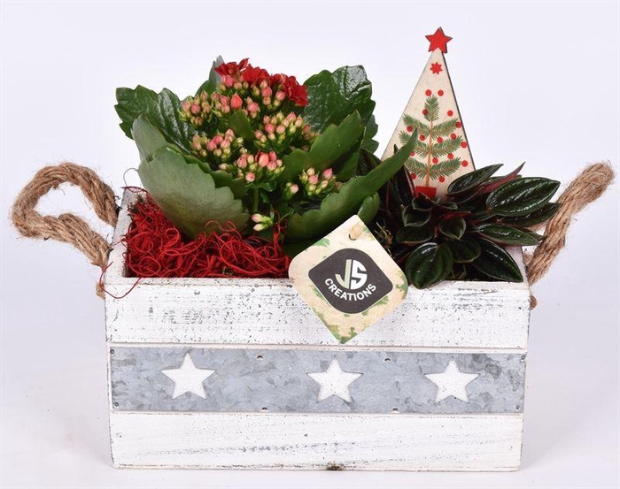 <h4>Hout rechthoek Zink band 20x12</h4>