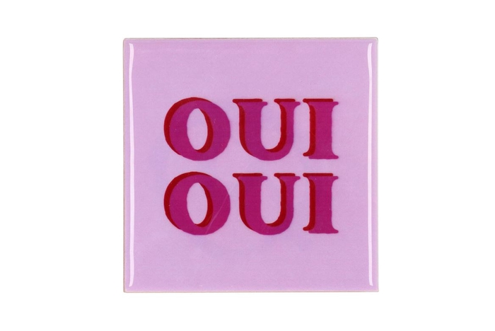 <h4>Tile Oui Oui Purple 10x10x1cm Nm</h4>