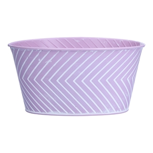 Planter Wave oval 19x13.5x10 mauve