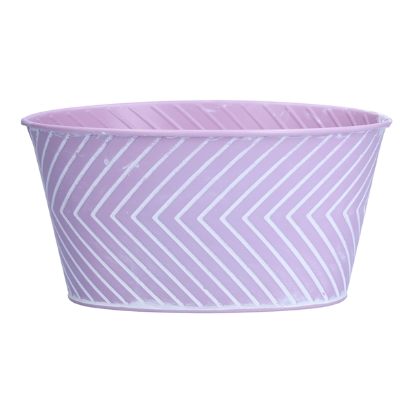 <h4>Planter Wave oval 19x13.5x10 mauve</h4>