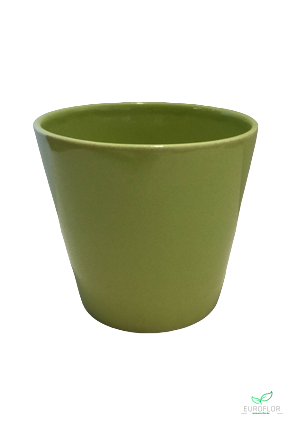 POT ROND KONISCH LIMOENGROEN D13,5 H13