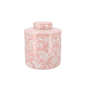 Hailey Pink Porcelain Jar Flower 23x26cm