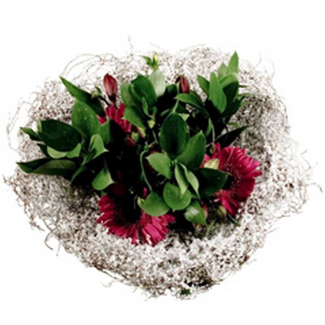 <h4>Bouquet holder Salim snow 25cm white</h4>