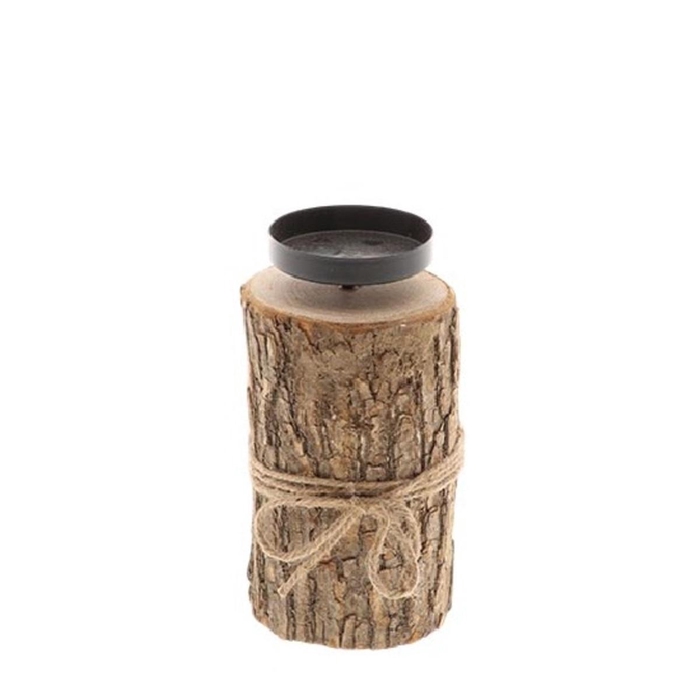 <h4>Homedeco Kandelaar Log d10*21cm</h4>