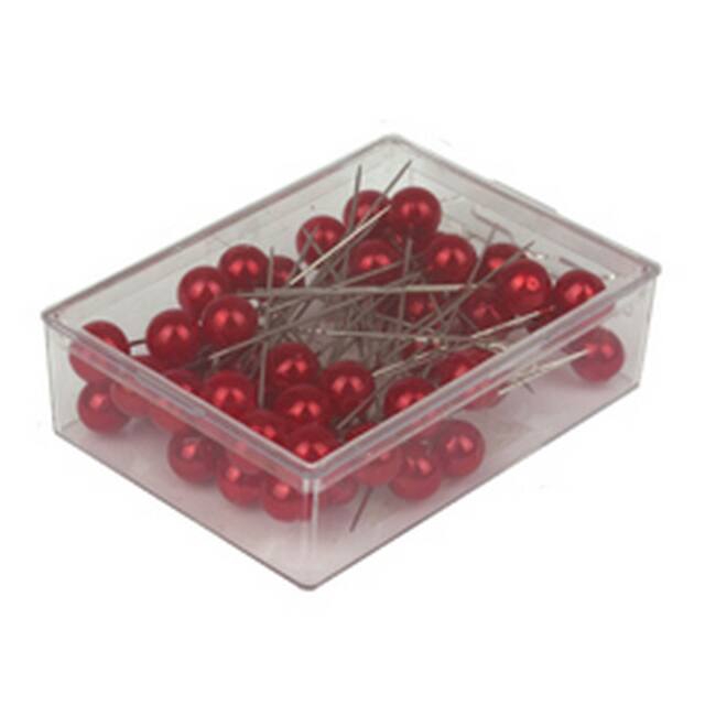<h4>Pushpins  10mm red - box 50 pcs.</h4>