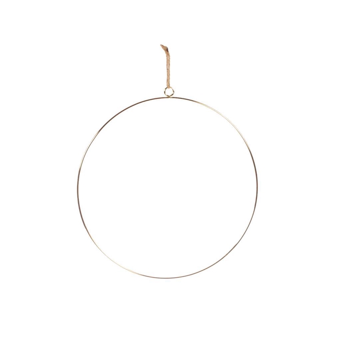 <h4>Ring 30cm Metal Medium Gold</h4>