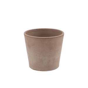 Terra Choco Pot Konisch Grijs 13x11cm