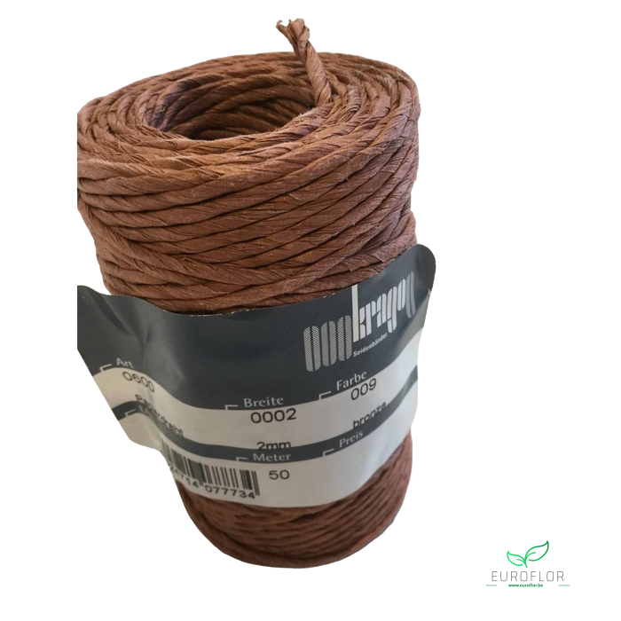 PAPIERDRAAD BRONS 2 MM 50 M